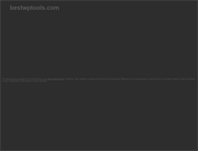 Tablet Screenshot of bestwptools.com